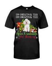 Poodle-CS3849-Christmas Tree-V2 Classic T-Shirt front