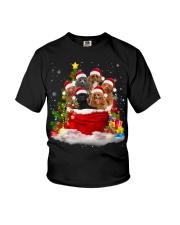 Poodle-Christmas-V12 Youth T-Shirt tile