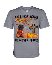 Affenpinscher-CS3252-Fall For Jesus V-Neck T-Shirt tile