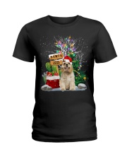 Cocker Spaniel -CS3743-Santa Stop Here Ladies T-Shirt tile