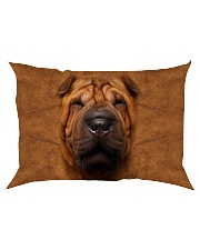 Shar Pei-Face and Hair Rectangular Pillowcase thumbnail