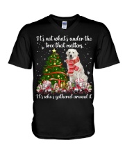 Kuvasz-CS3756-Under The Tree V-Neck T-Shirt tile
