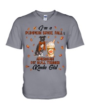 American Pit Bull Terrier-CS3129-Pumpkin Spice V-Neck T-Shirt tile