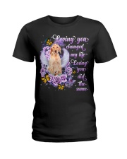 English Setter-CS3490-Loving You-V2 Ladies T-Shirt tile