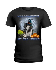 Japanese Chin-CS3209-Hello Darkness Ladies T-Shirt tile