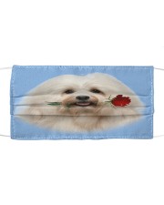 Havanese Rose FM Cloth face mask front