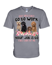 Labradoodle-CS882-Take Care Of Me V-Neck T-Shirt tile