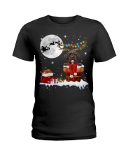 Schnoodle-CS3969-Christmas Dog-V9 Ladies T-Shirt tile
