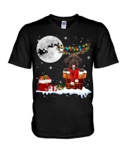 Schnoodle-CS3969-Christmas Dog-V9 V-Neck T-Shirt tile