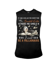 Bearded Collie-CS3957-Made Me Smile-V2 Sleeveless Tee tile