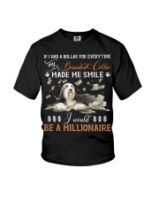 Bearded Collie-CS3957-Made Me Smile-V2 Youth T-Shirt tile