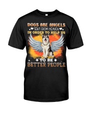 Alaskan Malamute-CS3590-Dogs Are Angels Classic T-Shirt front