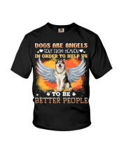 Alaskan Malamute-CS3590-Dogs Are Angels Youth T-Shirt tile