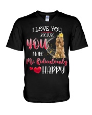 English Cocker Spaniel-CS3532-You Make Me V-Neck T-Shirt tile