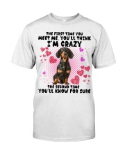 Dachshund 3-DN2158-You Meet Me Classic T-Shirt front