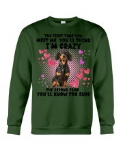 Dachshund 3-DN2158-You Meet Me Crewneck Sweatshirt tile