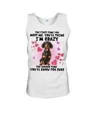 Dachshund 3-DN2158-You Meet Me Unisex Tank tile
