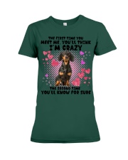 Dachshund 3-DN2158-You Meet Me Premium Fit Ladies Tee tile