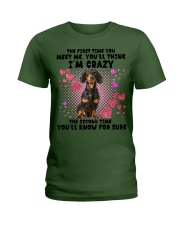 Dachshund 3-DN2158-You Meet Me Ladies T-Shirt tile