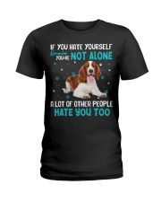 English Springer Spaniel 2-CS3151-Not Alone Ladies T-Shirt tile