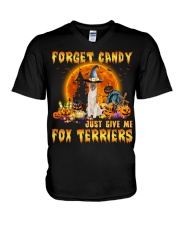 Fox Terrier-CS3153-Just give me V-Neck T-Shirt tile