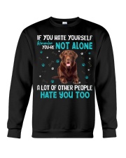 Labrador Retriever 2-CS3151-Not Alone Crewneck Sweatshirt tile