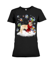 Golden Retriever-DN2331-Christmas-V11 Premium Fit Ladies Tee tile