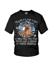 Staffordshire Bull Terrier 3-CS3718-I Will Tell You Youth T-Shirt tile