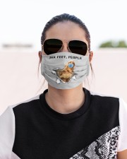 Cocker Spaniel Six Feet People FM Cloth face mask aos-face-mask-lifestyle-02