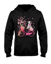 Parson Russell Terrier-CS3104-Dog And Bicycle Hooded Sweatshirt tile