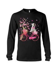 Parson Russell Terrier-CS3104-Dog And Bicycle Long Sleeve Tee tile
