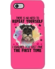 Miniature Schnauzer-CS3626-Repeat Yourself Phone Case tile