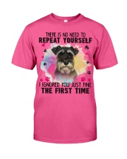 Miniature Schnauzer-CS3626-Repeat Yourself Classic T-Shirt tile