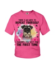 Miniature Schnauzer-CS3626-Repeat Yourself Youth T-Shirt tile