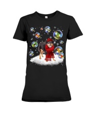 English Shepherd-DN2331-Christmas-V11 Premium Fit Ladies Tee tile