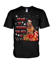 Bloodhound-CS3646-The Dog-V2 V-Neck T-Shirt tile