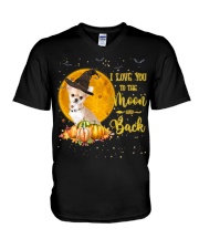 Chihuahua 2-CS3346-I Love You-V3 V-Neck T-Shirt tile