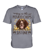 German Shorthaired Pointer-NT498-Dogs Are Like V-Neck T-Shirt tile
