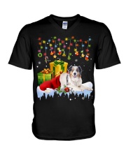 Australian Shepherd-CS3988-Christmas Gifts V-Neck T-Shirt tile