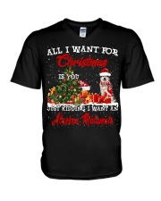 Alaskan Malamute-CS3943-Christmas-V9 V-Neck T-Shirt tile