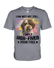 Lagotto Romagnolo-CS3242-Not Hit You V-Neck T-Shirt tile