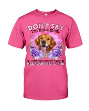 Golden Retriever-CS4086-Don't Say-V2 Classic T-Shirt tile