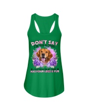 Golden Retriever-CS4086-Don't Say-V2 Ladies Flowy Tank tile