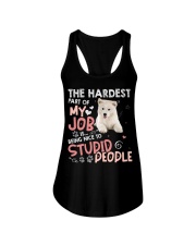 Samoyed-CS3135-The Hardest Ladies Flowy Tank tile