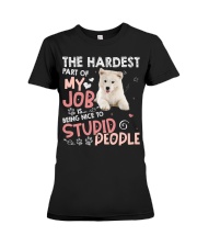Samoyed-CS3135-The Hardest Premium Fit Ladies Tee tile
