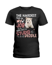 Samoyed-CS3135-The Hardest Ladies T-Shirt tile