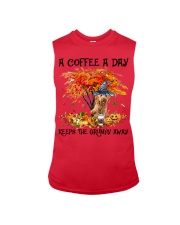 Goldendoodle -CS3366-Keeps The Grumpy Sleeveless Tee tile