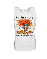 Goldendoodle -CS3366-Keeps The Grumpy Unisex Tank tile