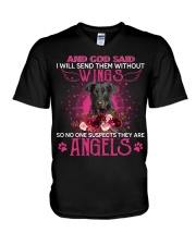 Beauceron-CS3169-And God Said-V2 V-Neck T-Shirt tile