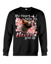 Staffordshire Bull Terrier-CS3867-Never Give Up Crewneck Sweatshirt tile